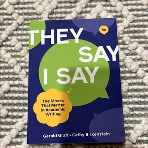 They Say I Say 5th Edition Book